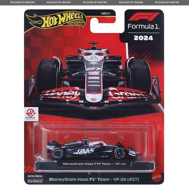 Hot Wheels 1:64 F1 Racing Premium F Assortment – Red Bull, Alpine and Haas Formula 1 2025