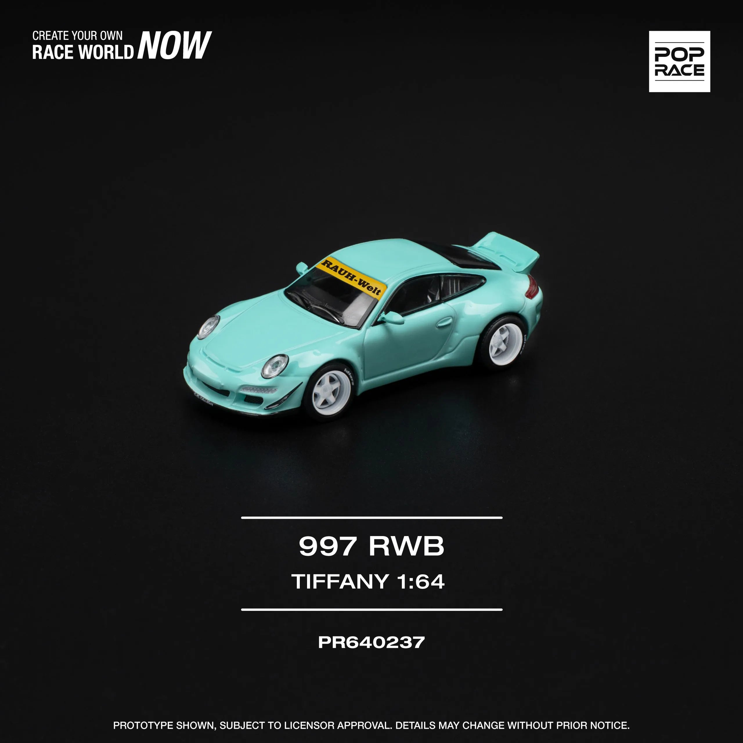 ミニカー 1/18 RWB Tiffany 2015 1/18 GT Spirit 2015 Porsche 911 RWB (Tiffany Blue) Resin Car Model