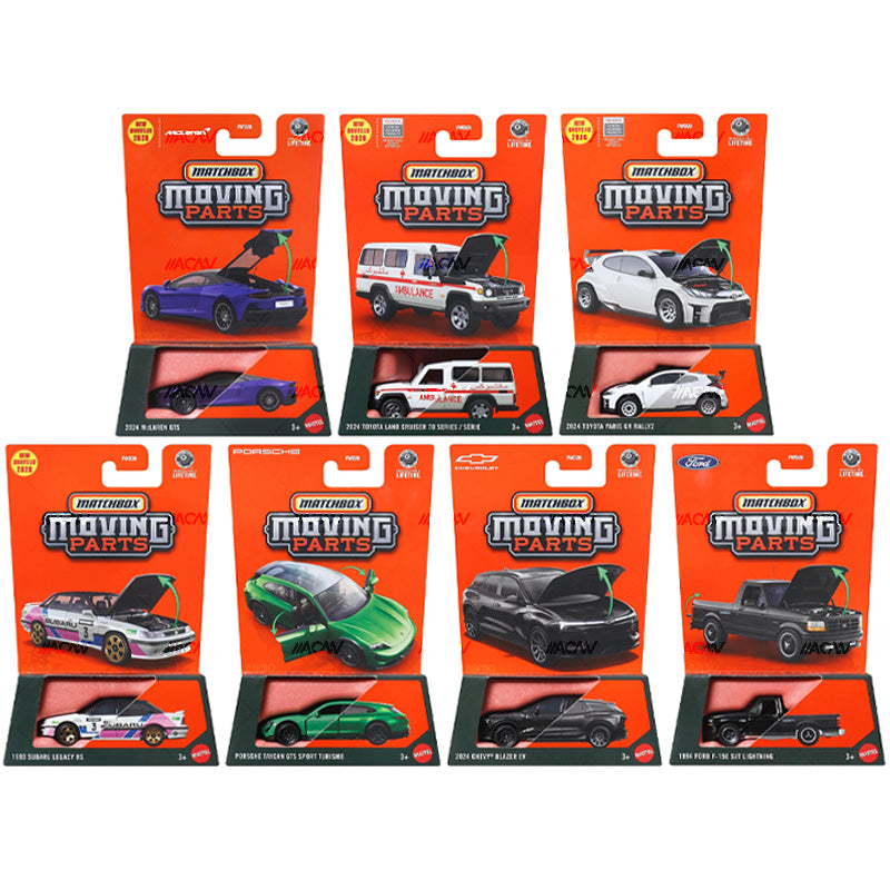 Matchbox Moving Parts 2026 Mix 5N Vehicles Case of 8 – Hot Match