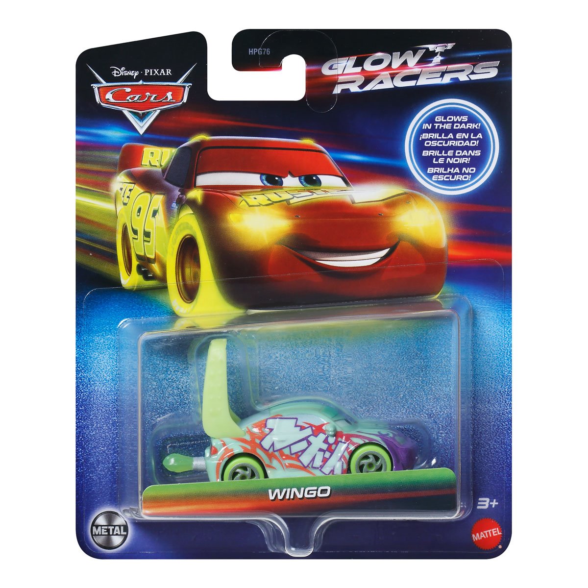 Cars Glow Racers 2026 Mix 1 Vehicle Case of 8