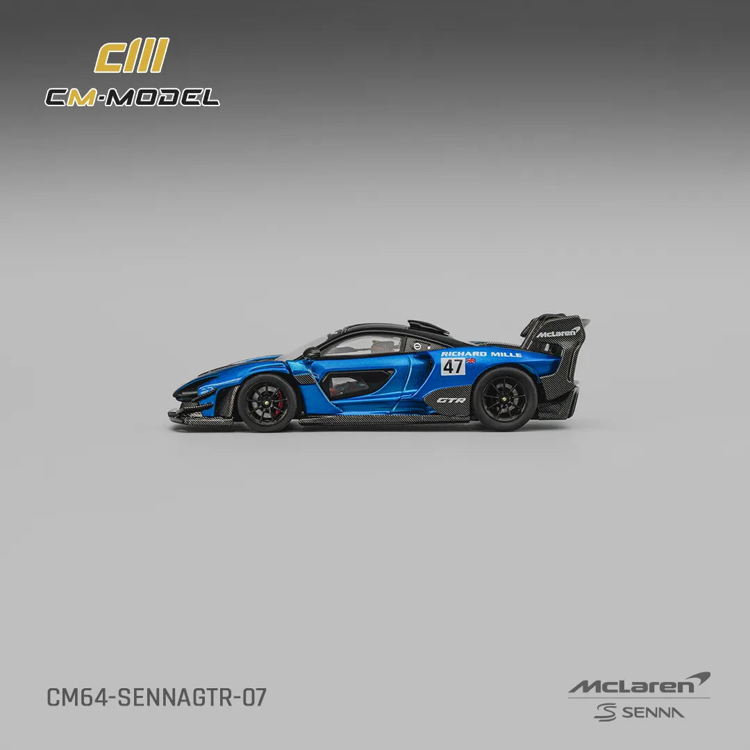 CM Model 1:64 - Mclaren Senna GTR Blue – CM64-SennaGTR-07