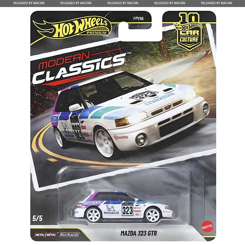 Hot Wheels Car Culture Modern Classics Mazda 323 GTR Premium 1:64 Vehicle