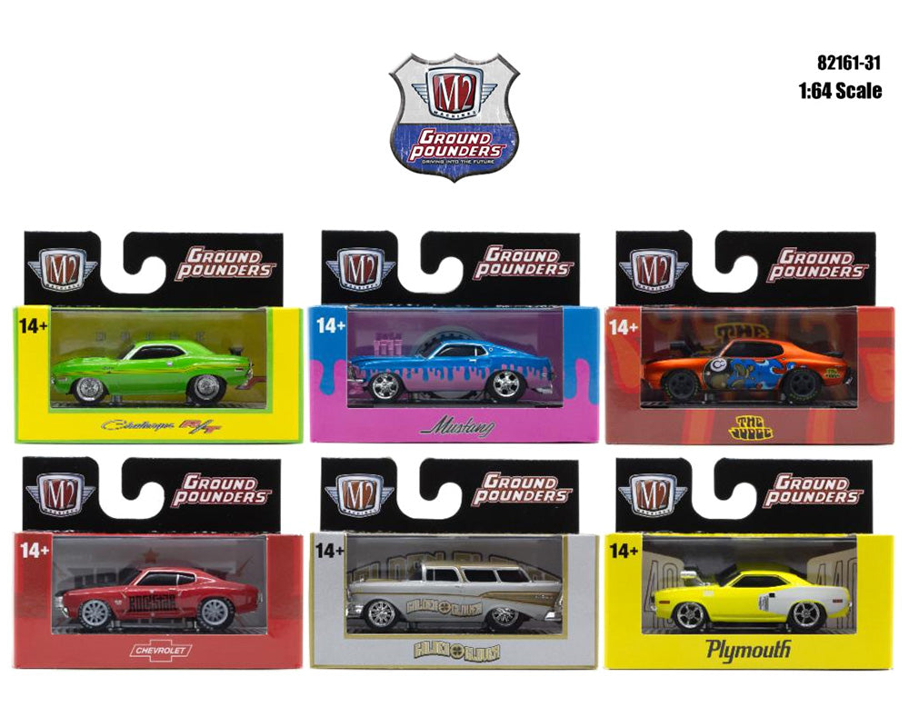 M2 Machines 1:64 Ground Pounders Release 31 Assortment
