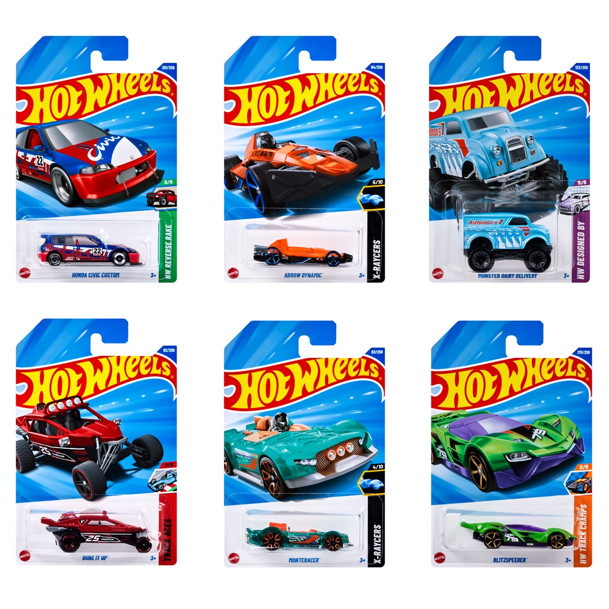 Hot Wheels Basic Car 2025 Wave 12L – Hot Match Collectables
