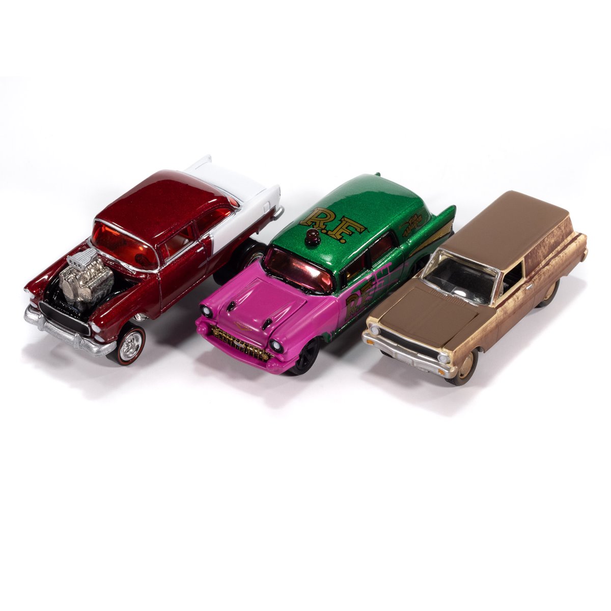 Johnny Lightning Street Freaks 2025 Release 2 1:64 Scale Die-Cast Metal Vehicle