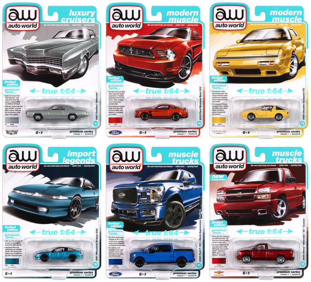 Auto World 1:64 2025 Premium Release 1 Version B – Hot Match