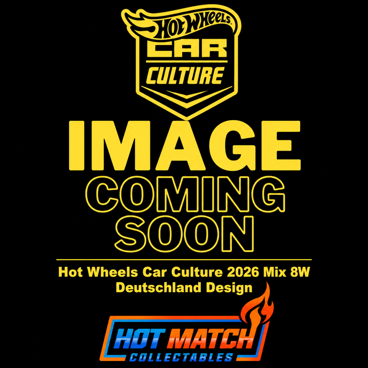 Hot Wheels Car Culture 2026 Mix 8W – Deutschland Design – 1:64 Premium