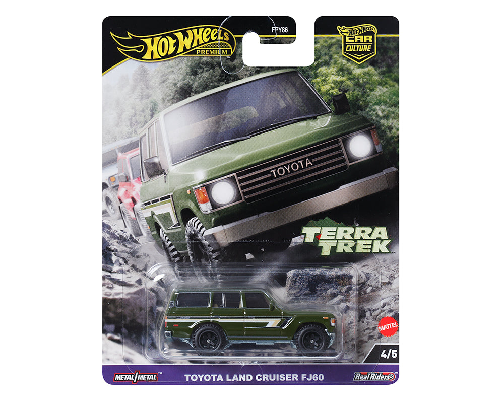 Hot Wheels 1:64 Car Culture – Toyota Land Cruiser FJ60 – TERRA TREK - 60 Series