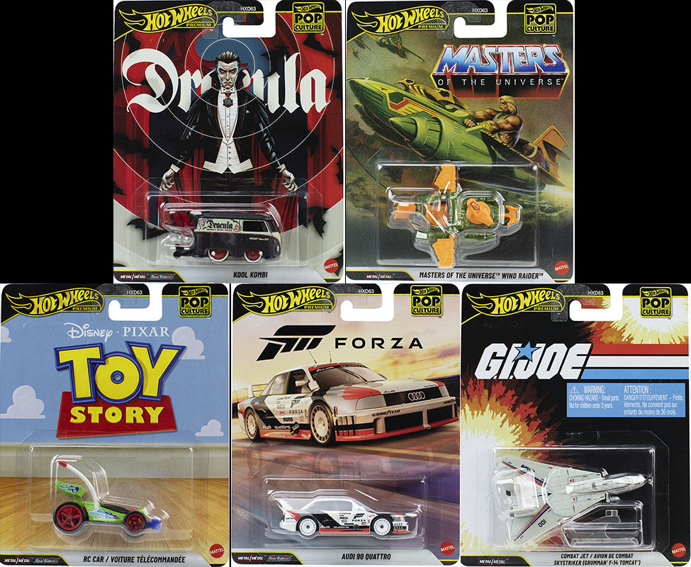 Hot Wheels Pop Culture 2026 Mix 4R - Set of 5 – Hot Match Collectables