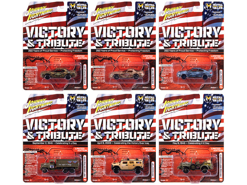 Johnny Lightning 1:64 Military Metal of Valor – 2025 Release 1