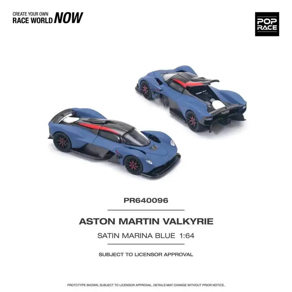 Pop Race - Aston Martin Valkyrie Satin Marina Blue