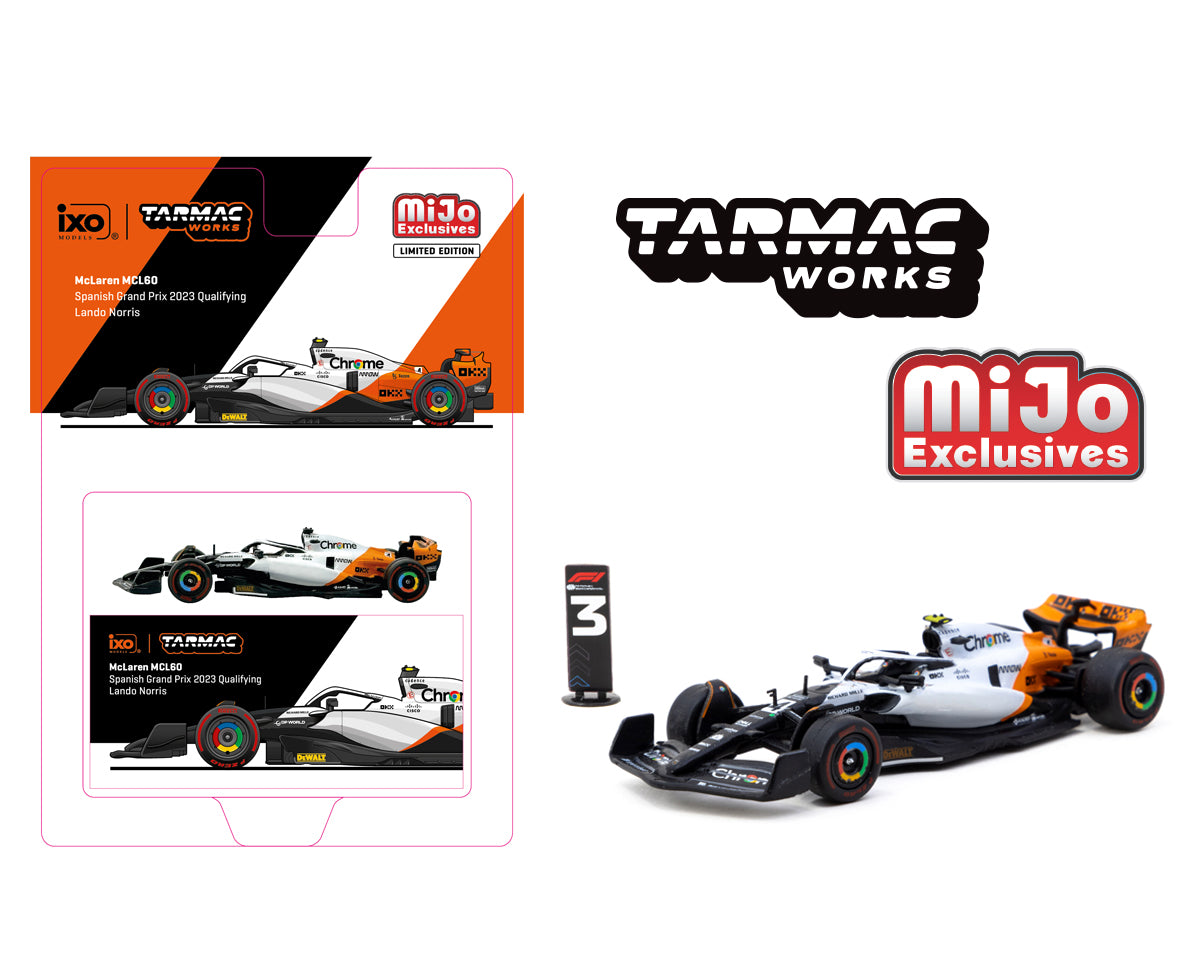 Tarmac Works 1:64 McLaren MCL60 Spanish Grand Prix 2023 Qualifying
