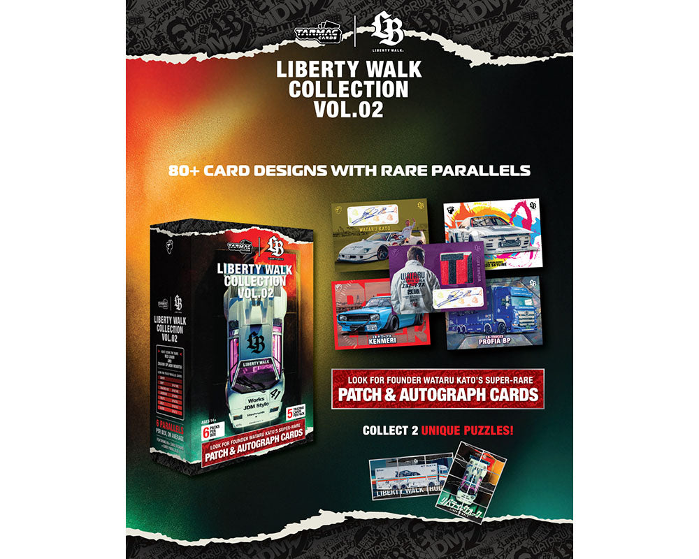 limited edition trading cards Tarmac Cards Liberty Walk Collectible Trading Cards Volume 2 – Limited – Hot Match Collectables