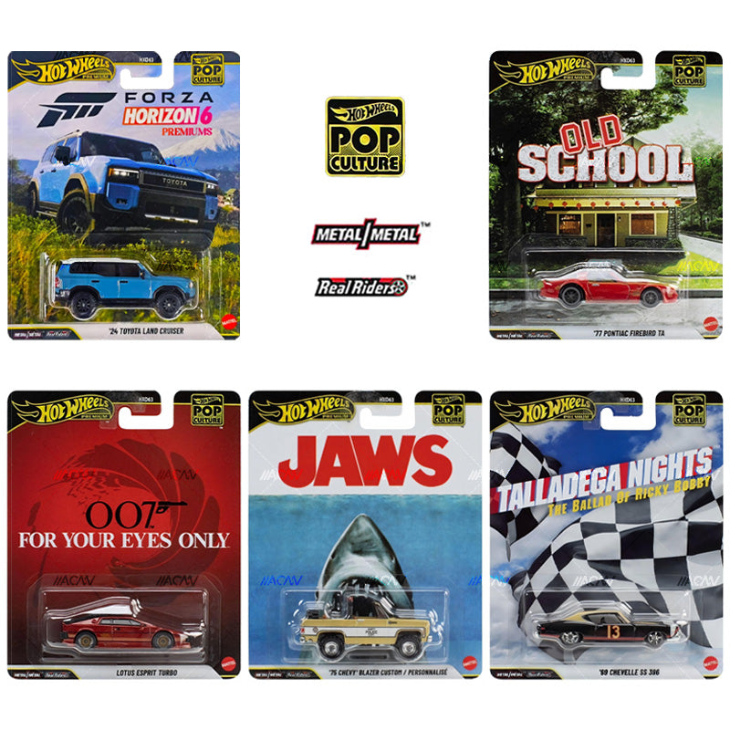 Hot Wheels Pop Culture 2026 Mix 6T Set of 5 or Case of 10 – Hot