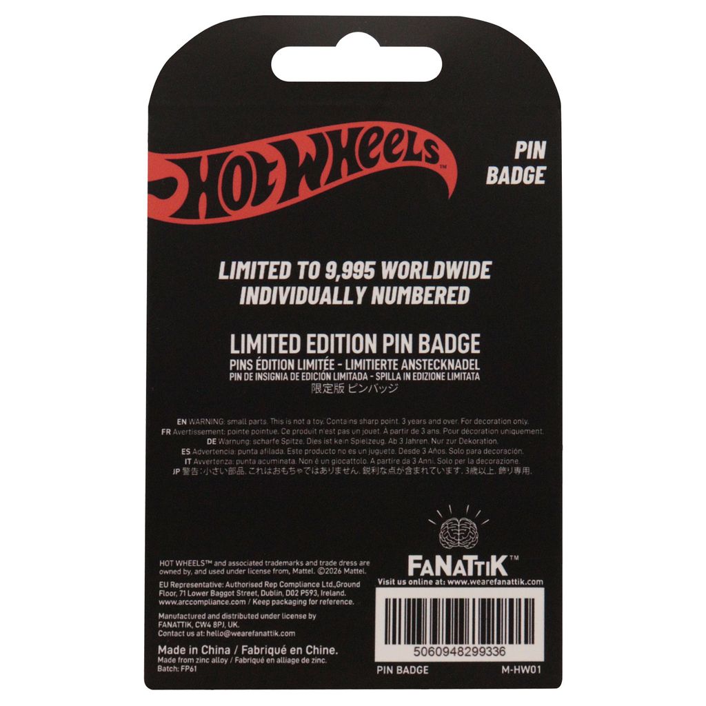 Hot Wheels - Limited Edition Race Team Pin Badge