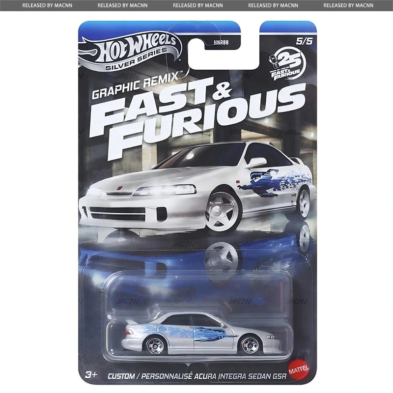 Hot Wheels Fast & Furious Themed Asst 2025 Mix 4L - Graphic Remix