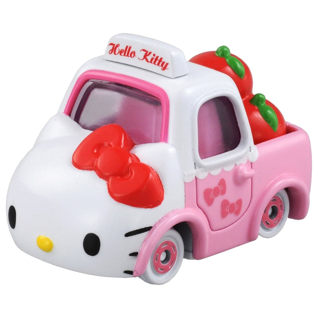 Dream Tomica No.152 Hello Kitty Apple Carry model, front three-quarter view