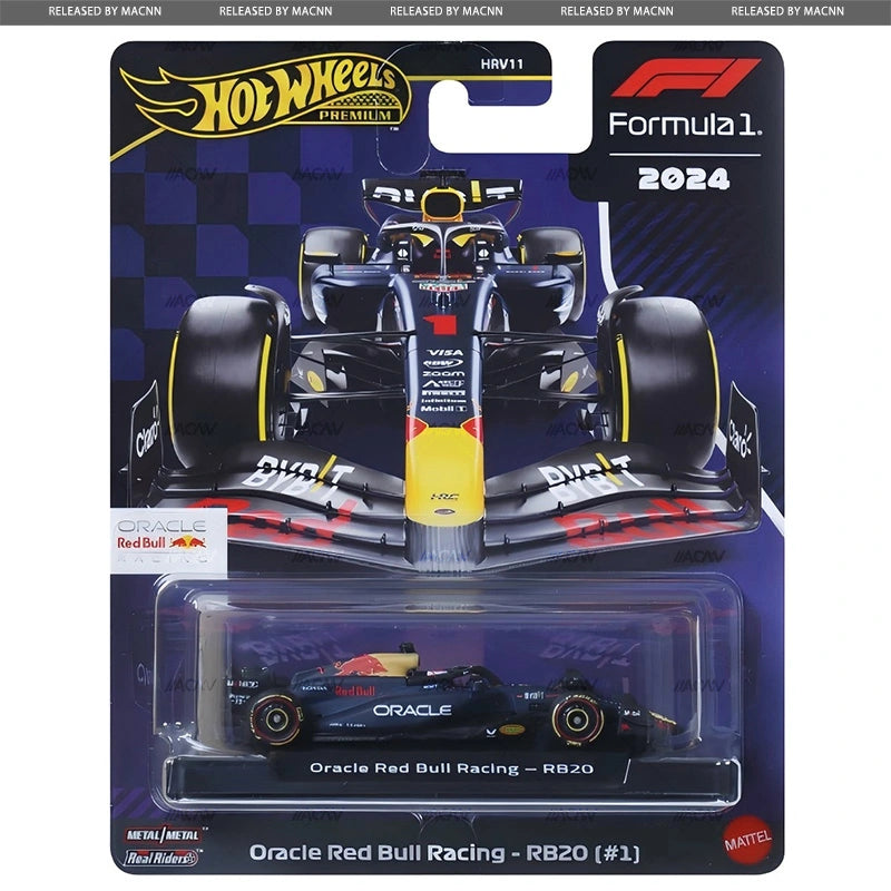 Hot Wheels Formula 1 Premium H Case - Mercedes, McLaren, Red Bull Racing & VCARB (Visa Cash App Racing Bulls) 2025 F1