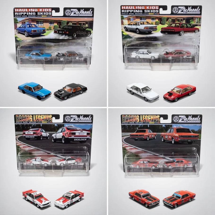 OZWheels 1:64 FSD Twin Sets - Factory Sealed Box (8x 2 Packs