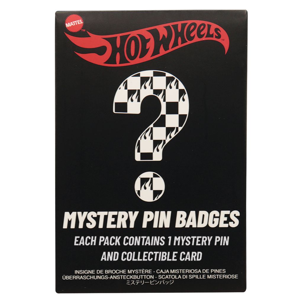 Hot Wheels - Mystery Pin Badges CDU Containing 12 Packs