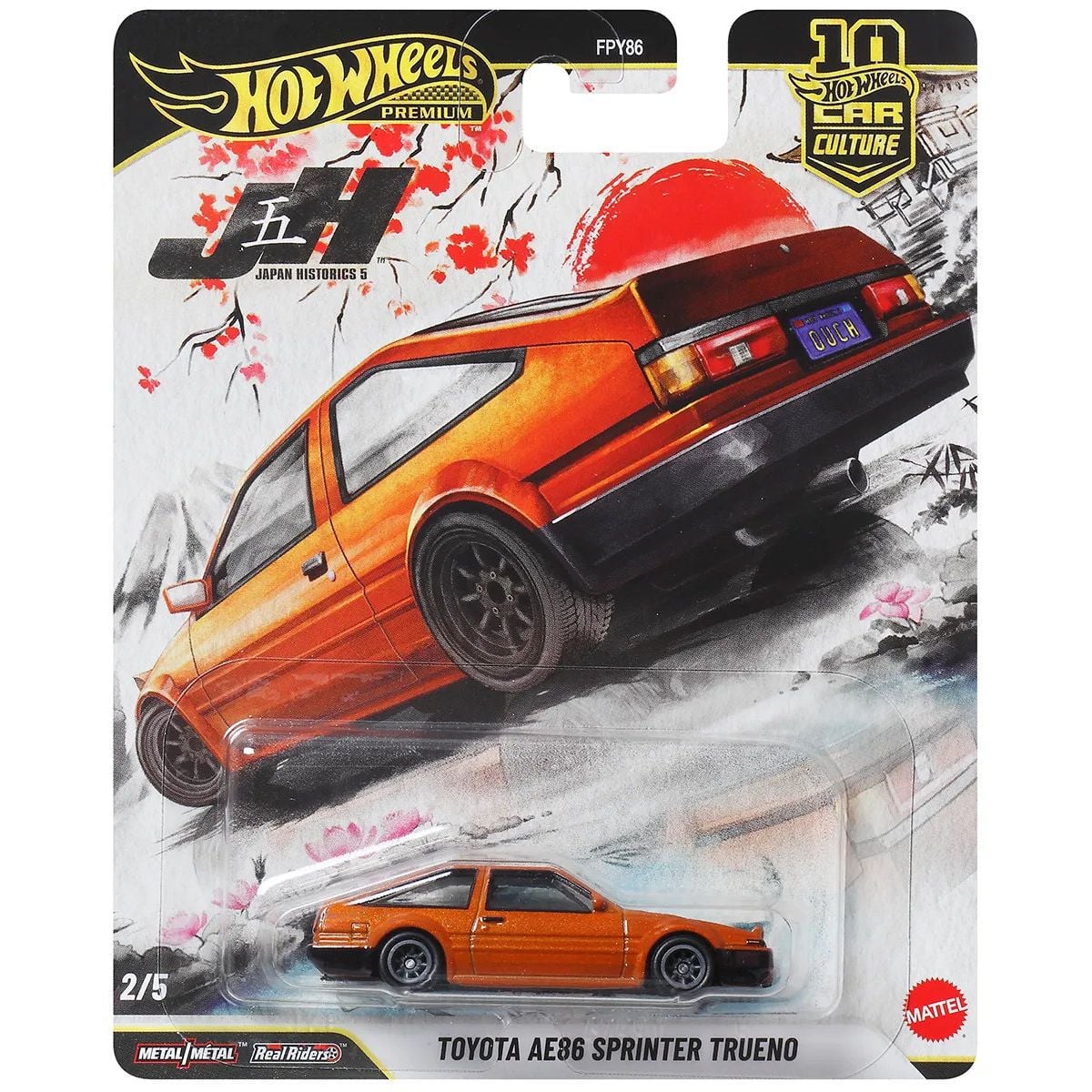 Hot Wheels Car Culture Japan Historics 5 - Toyota AE86 Sprinter Trueno