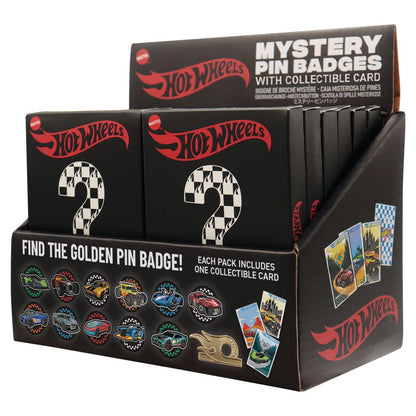 Hot Wheels - Mystery Pin Badges CDU Containing 12 Packs