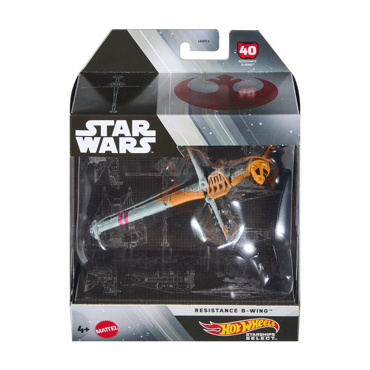 Star Wars Hot Wheels Starships Select 2026 Mix 1G Vehicle Case of 5