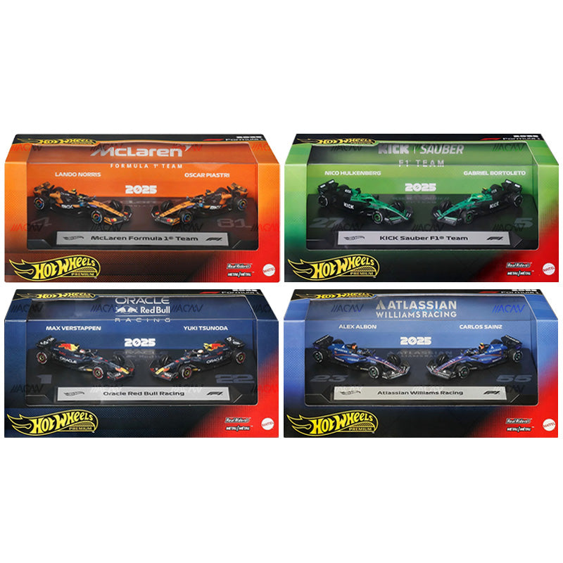 Hot Wheels Formula 1 2026 Mix 2B Vehicle 2-Pack Case of 4