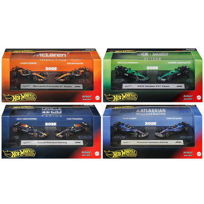 Hot Wheels Formula 1 2026 Mix 2B Vehicle 2-Pack Case of 4