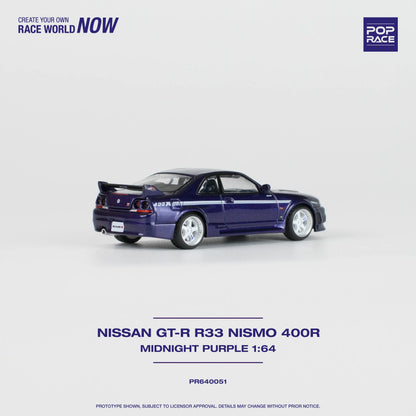 Pop Race Nissan Skyline GT-R (R33) NISMO 400R Midnight Purple
