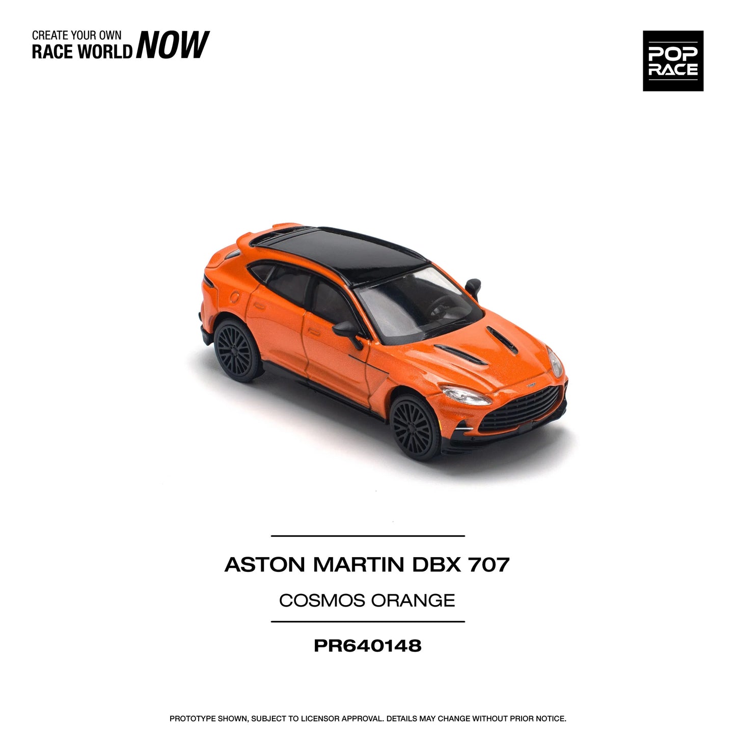 Pop Race Aston Martin DBX 707 Cosmos Orange