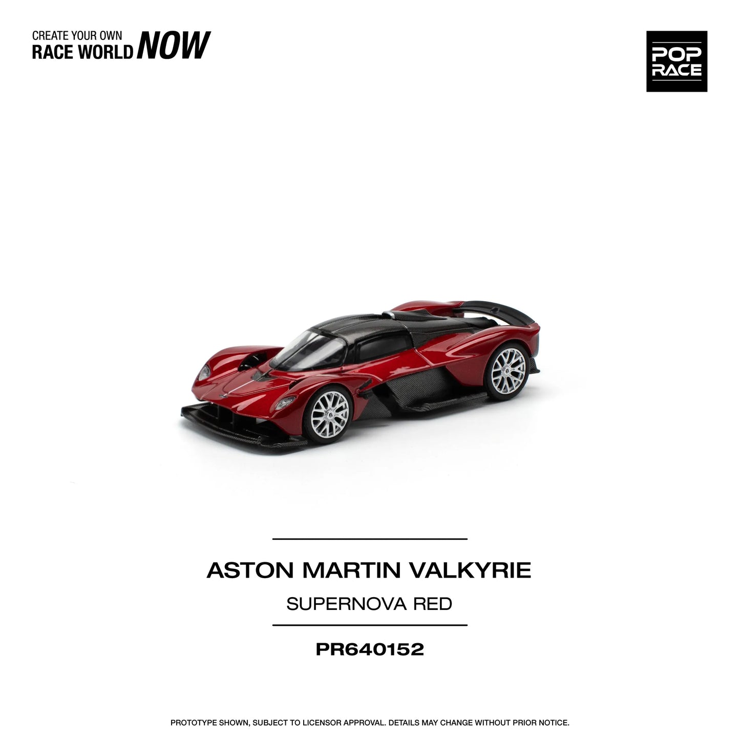 Pop Race Aston Martin Valkyrie Supernova Red