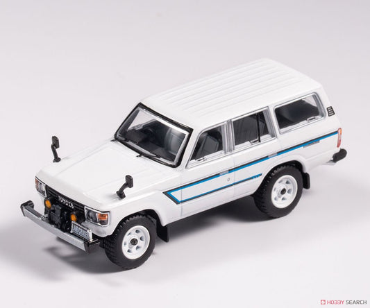 GCD 1:64 Toyota Land Cruiser LC60 60 Series White