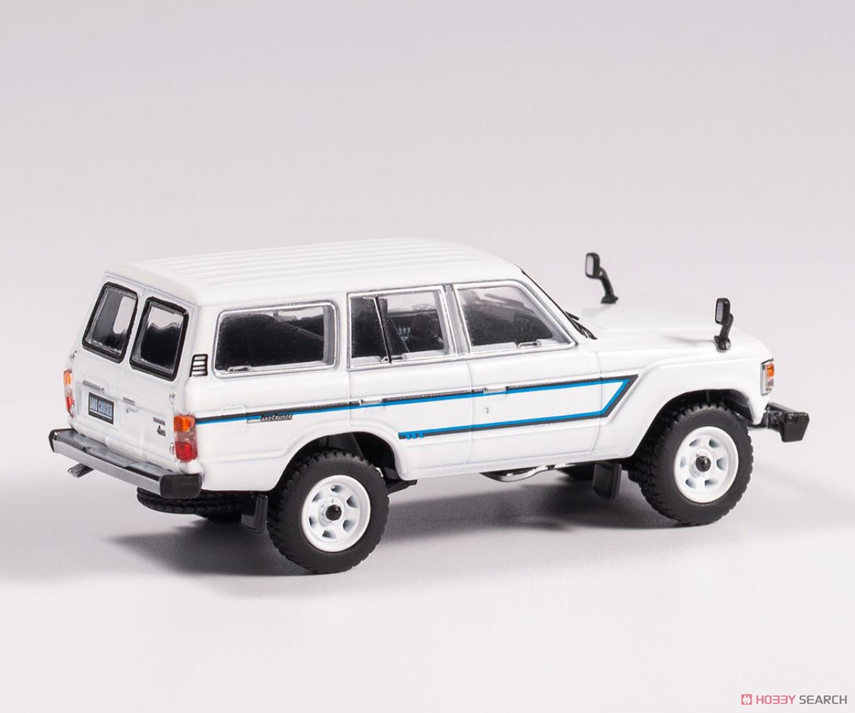GCD 1:64 Toyota Land Cruiser LC60 60 Series White