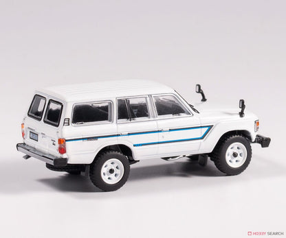 GCD 1:64 Toyota Land Cruiser LC60 60 Series White