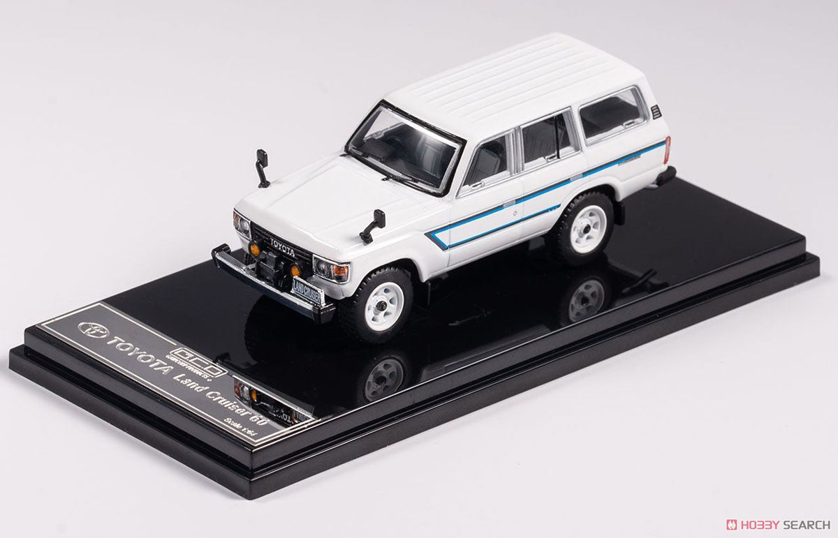 GCD 1:64 Toyota Land Cruiser LC60 60 Series White