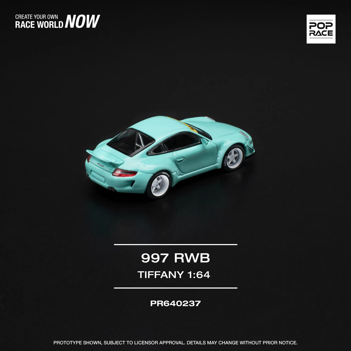 Pop Race RWB 997 Tiffany Blue