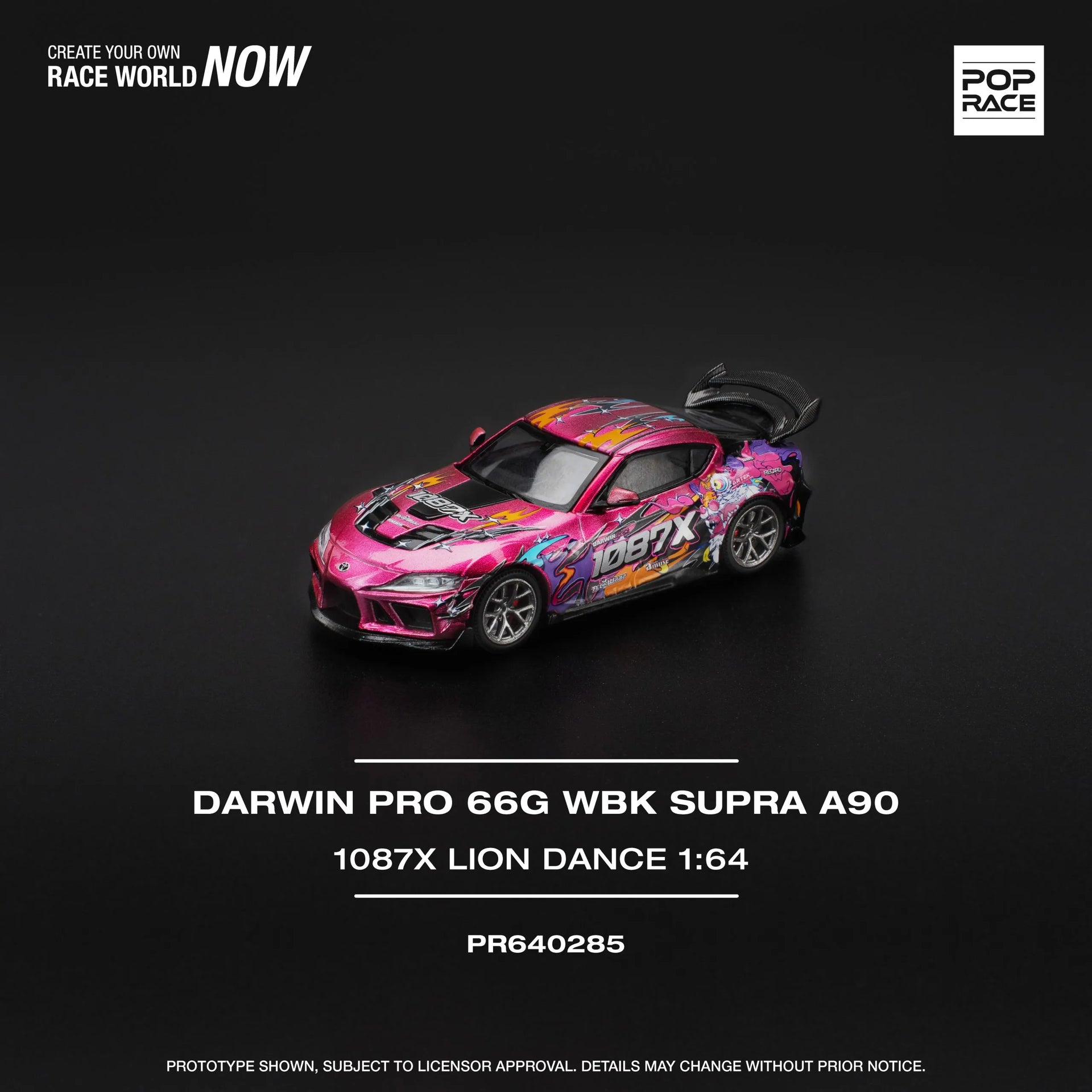 K-POP・アジア RT-6368 Pop Race - Toyota Supra Darwin Pro 66G 1087X Lion Dance