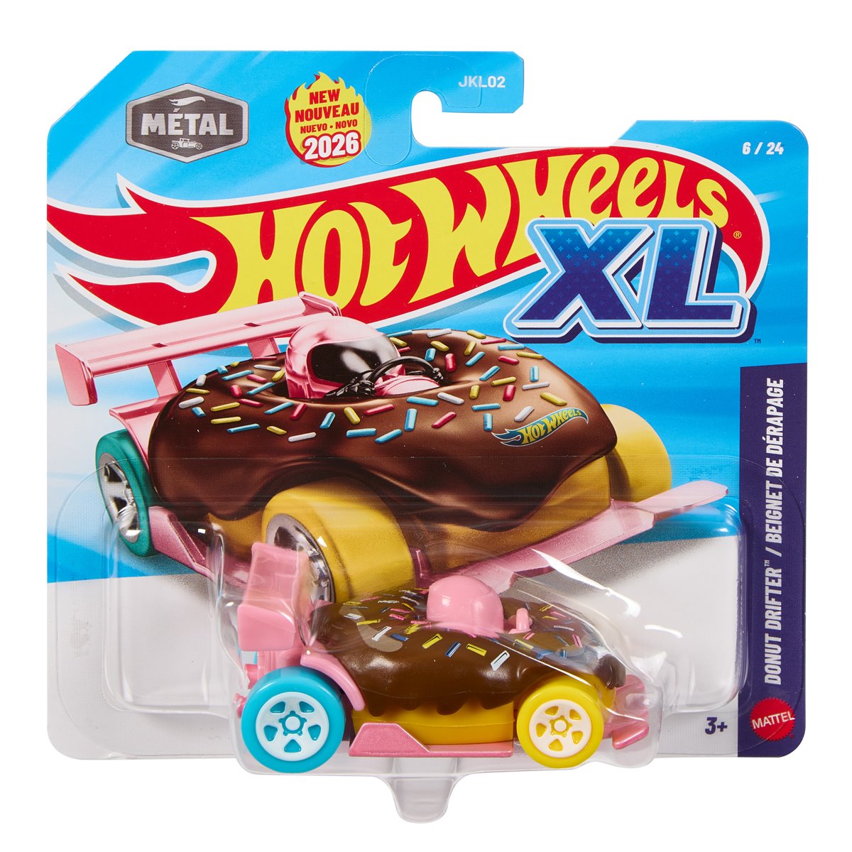 Hot Wheels XL Vehicles 1:43 Scale 2026 Mix 1 Case of 6 – Hot Match
