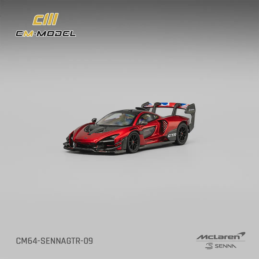 CM Model 1:64 - Mclaren Senna GTR Metallic Red