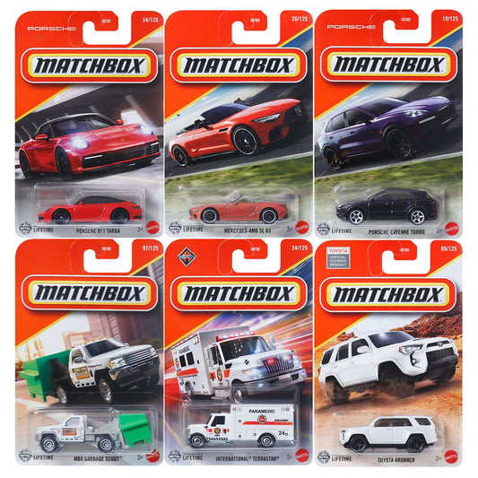 Matchbox Car Collection 2025 Mix 9J Vehicles