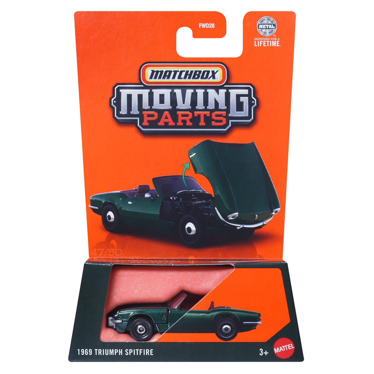 Matchbox Moving Parts 2025 Mix 6F Vehicles