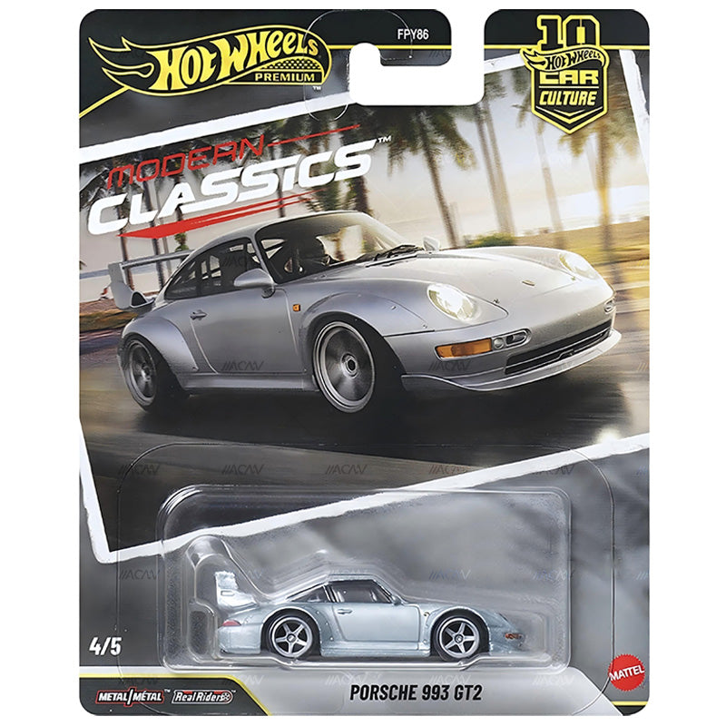 Hot Wheels Car Culture Modern Classics Porsche 993 GT2 Premium 1:64 Vehicle