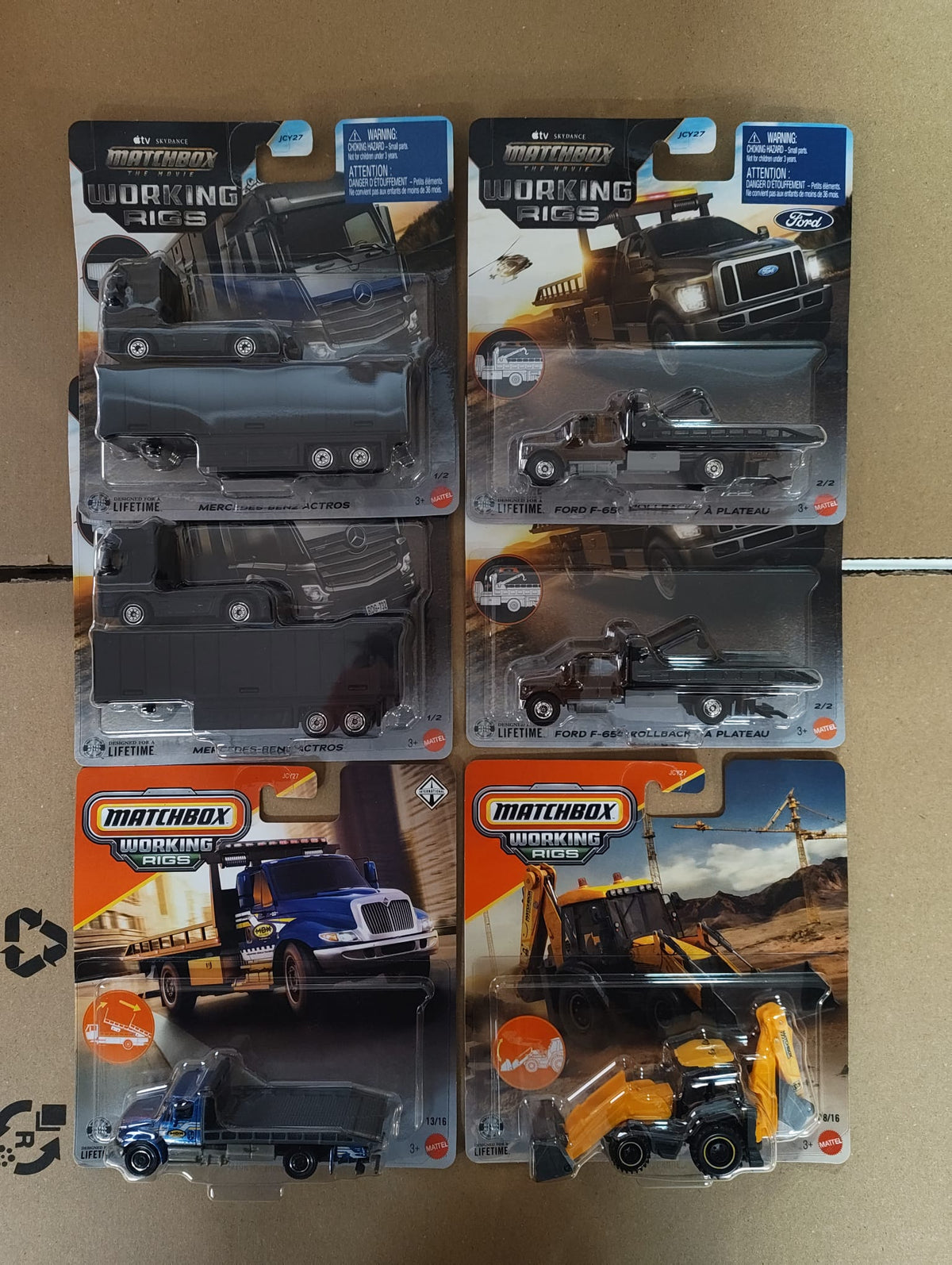 Matchbox Real Working Rigs 2026 Wave 3J Case of 6 – Matchbox The Movie