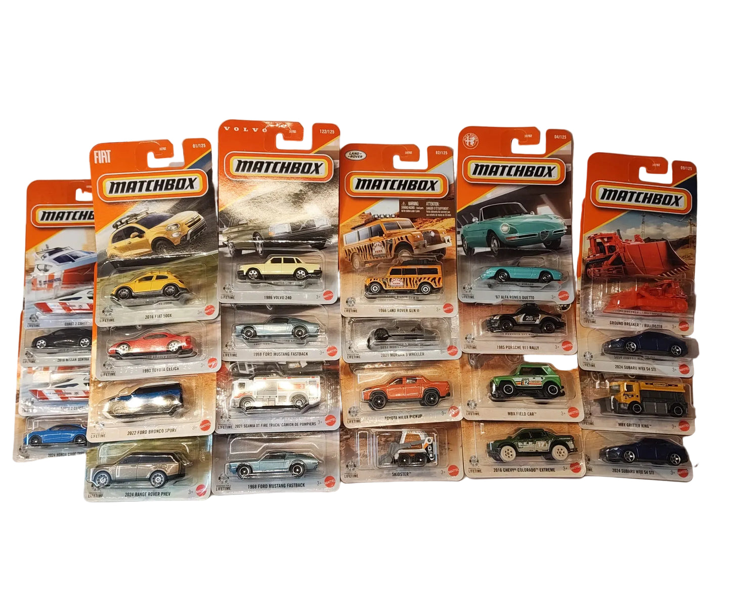 Matchbox Car Collection 2026 Mix 1A Case of 24 (PORSCHE 911 Super Chase) Long Card