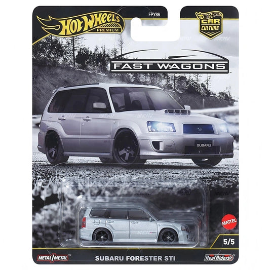 Hot Wheels Fast Wagons 2025 - Subaru Forester STI Silver - Solid
