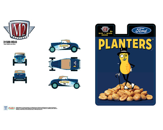 M2 Machines 1:64 1932 Ford Roadster Planters Peanut – Hobby Exclusive