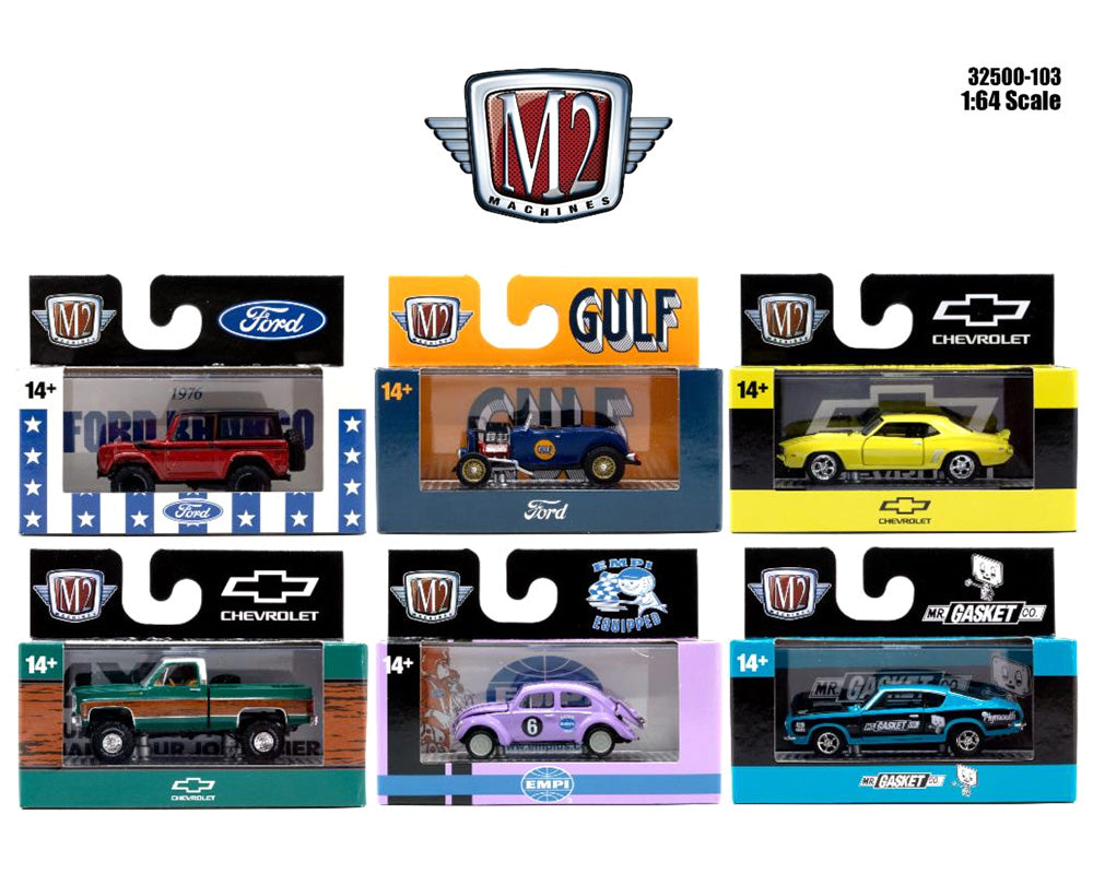 M2 Machines 1:64 Auto-Thentics Release 103 Assortment