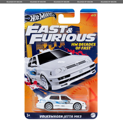 Hot Wheels Fast & Furious Themed 2024 - Mix 5 - E Case "Decades of Fast"