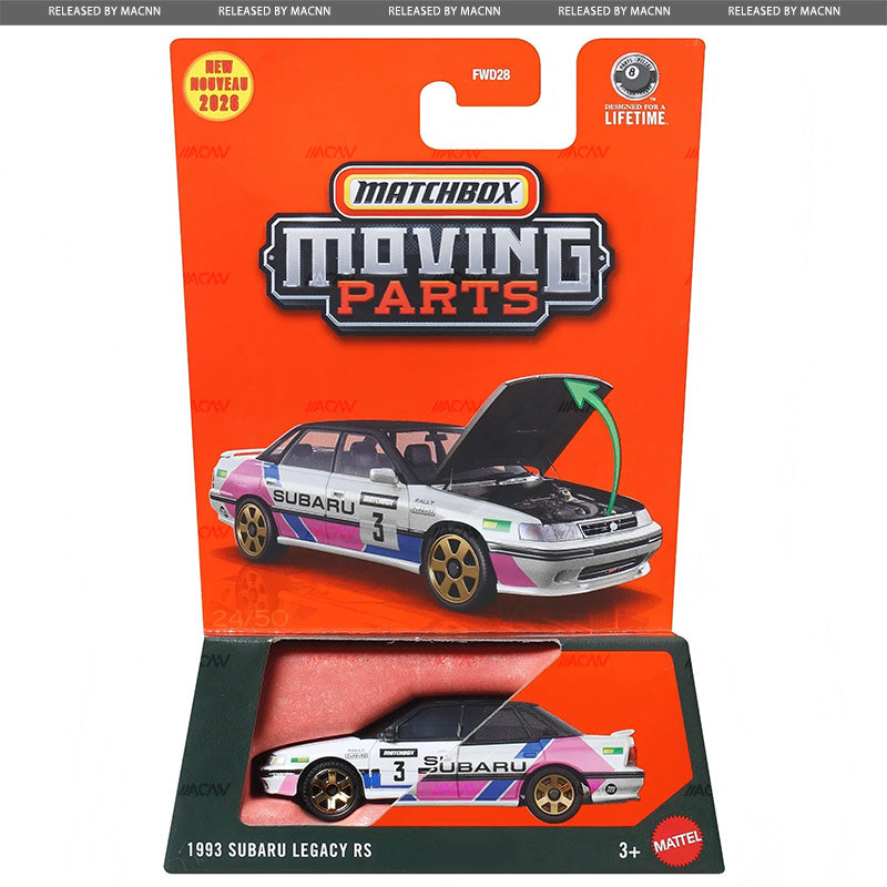 Matchbox Moving Parts 2026 Mix 5N Vehicles Case of 8
